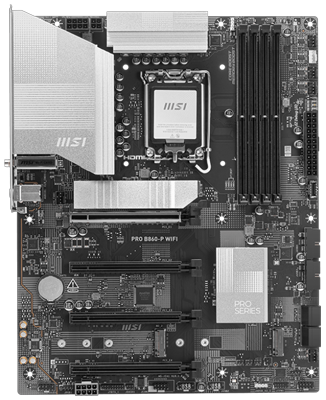 MSI PRO B860-P WIFI Motherboard