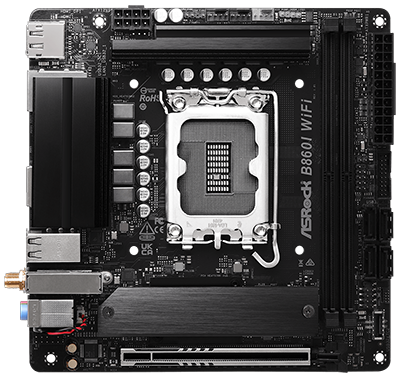 ASRock B860I mITX Motherboard for Intel Core Ultra Series 2 Processors