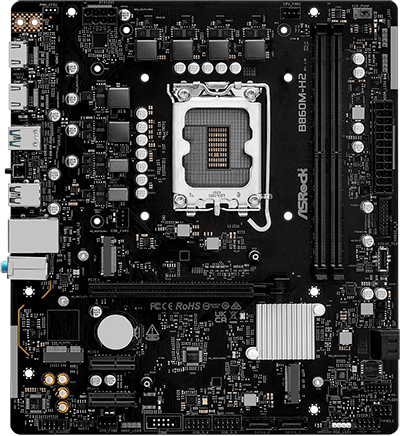 ASRock B860M-H2 mATX Motherboard for Intel Core Ultra Series 2 Processors