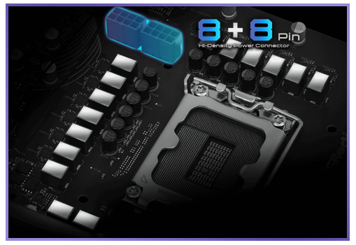 Durable 8-Pin CPU Connector