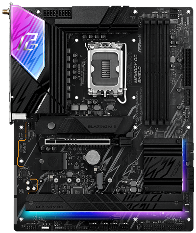 ASRock B860 Phantom Gaming Lightning ATX Motherboard for Intel Core Ultra Series 2 Processors