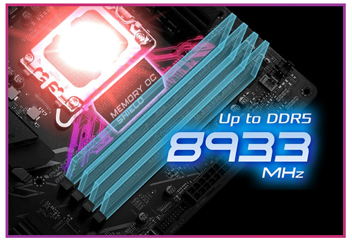 8933+ MHz Memory Transfer; Intel XMP Support