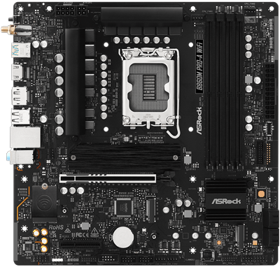 ASRock Pro-A mATX Motherboard for Intel Core Ultra Series 2 Processors