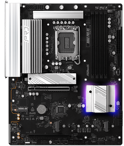 ASRock B860 Pro RS ATX Motherboard for Intel Core Ultra Series 2 Processors