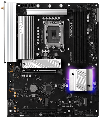 ASRock B860 Pro RS ATX Motherboard for Intel Core Ultra Series 2 Processors