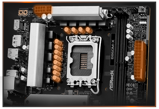 Asrock B860M-H2 - Carte mère MATX - Intel LGA 1851 - 2x DDR5 - 2x HDMI