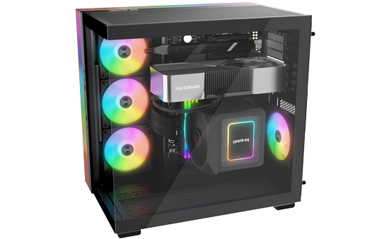 Be Quiet! Light Base 600 LX ATX Computer Case, 4x Light Wings LX 120mm Pre-Installed