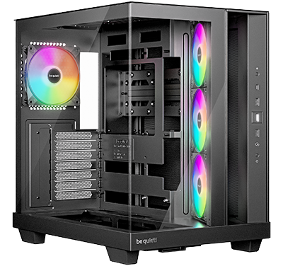be quiet Light Base 500 LX with four Light Wings LX fans