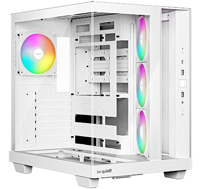 be quiet Light Base 500 LX with four Light Wings LX fans