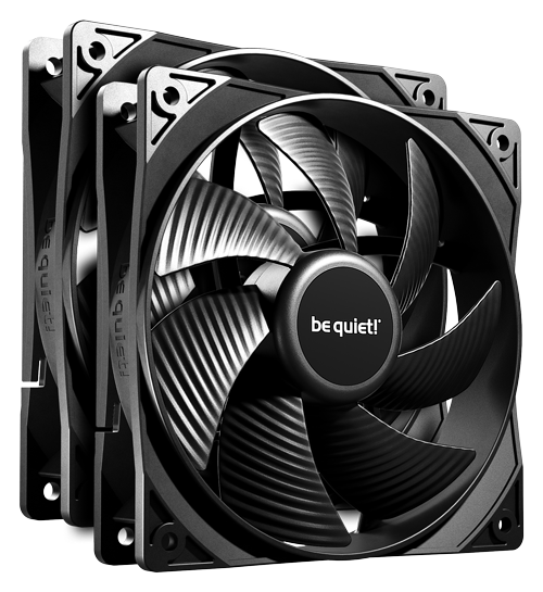 Two be quiet! Pure Wings 3 120mm included fans