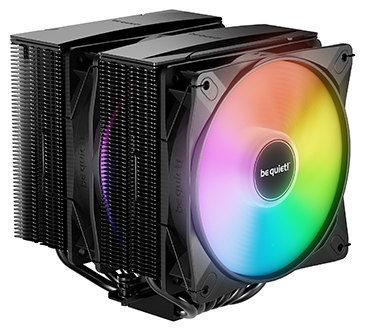 PURE ROCK PRO 3 LX Dual Tower ARGB CPU Cooler from be quiet!