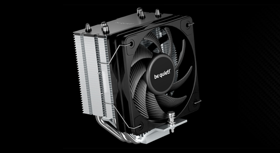 Angled view of Pure Rock Slim 3 CPU cooler