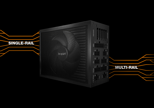 Image of PSU showing single and multi rail