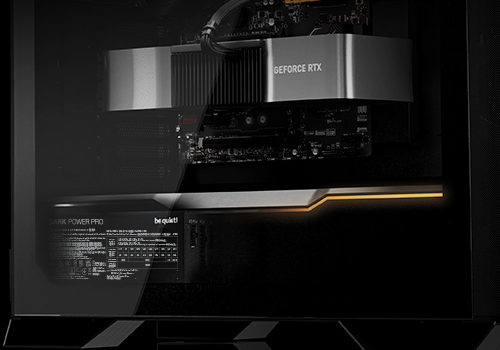 Image of PSU installed inside a PC
