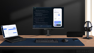 RD280UA monitor connected to extra screen via USB-C