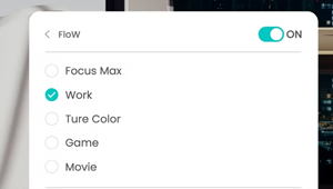 FloW seamlessly adapting to your needs, transitioning between different scenarios and based on preset schedules to support your busy day
