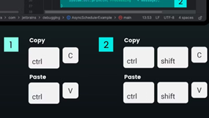 BenQ RD320U's Display Pilort 2 coding shortcuts to highlight faster coding speeds