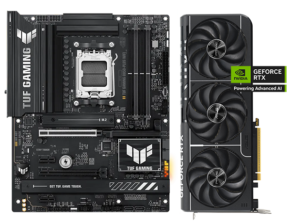 GeForce RTX 5080 Graphics Card with B850 ATX Motherboard