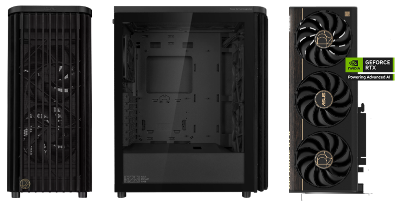 GeForce RTX 5080 Graphics Card with ProArt Mid Tower Case