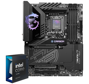 MSI MPG Z890 CARBON WIFI + Intel Ultra 9 285K CPU Bundle LN155926