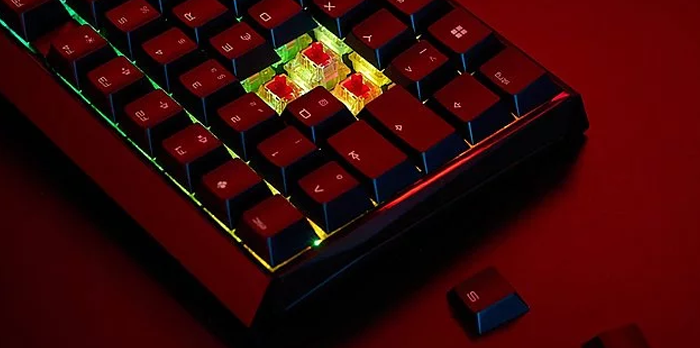 MX Switches on keyboard