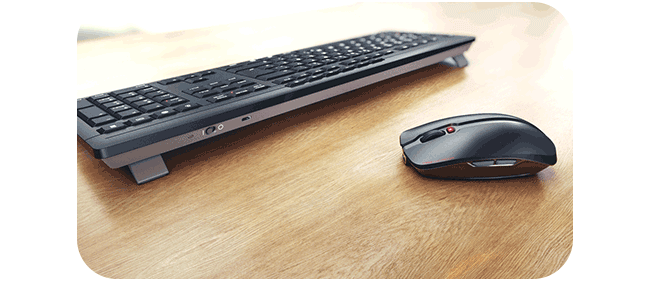 CHERRY STREAM DESKTOP RECHARGE Wireless QWERTY Keyboard + Mouse Combo  LN118485 - JD-8560GB-2 | SCAN UK