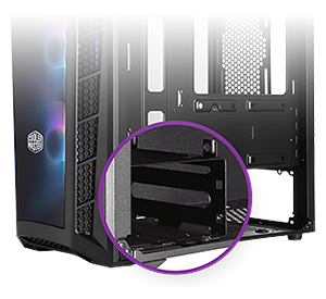 Case Cooler Master MasterBox MB311L ARGB Mini Tower Nero – Pannello Vetro Temperato E 2 Ventole RGB