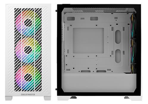 Elite 301 White Windowed Mini Tower from Cooler Master