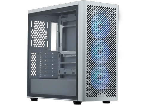 Cooler Master Elite 502 White Mid Tower PC Case