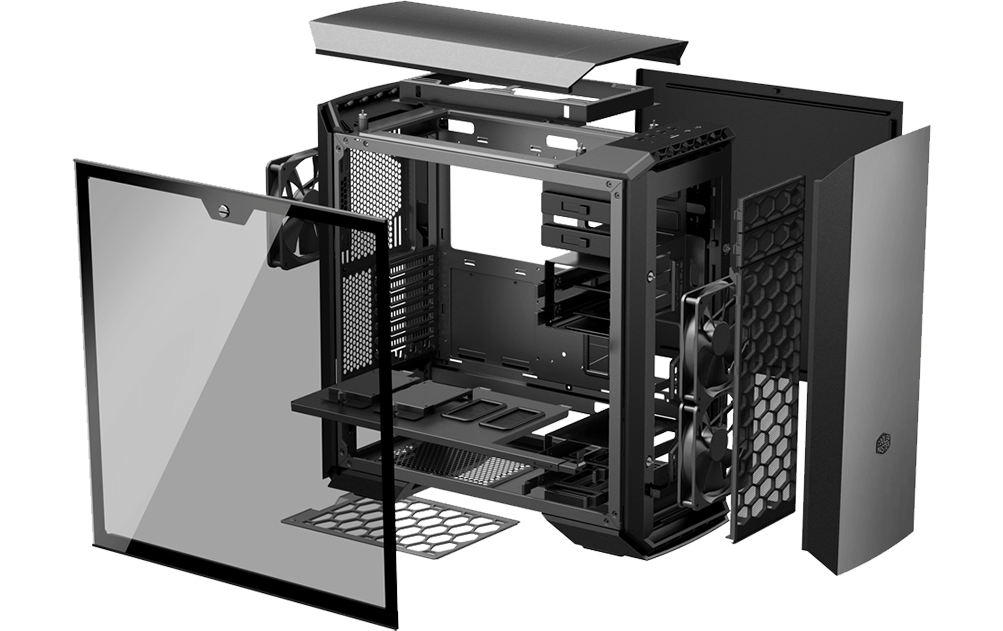 Cooler Master MasterCase MC600P Tempered Glass Midi Modular RGB PC