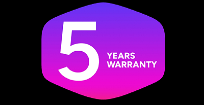 5-Year Warranty