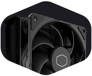 Cooler Master Hyper 212 Intel/AMD CPU Cooler with SickleFlow 120mm Fan Black