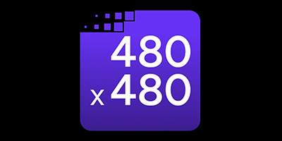 480x480 Resolution.
