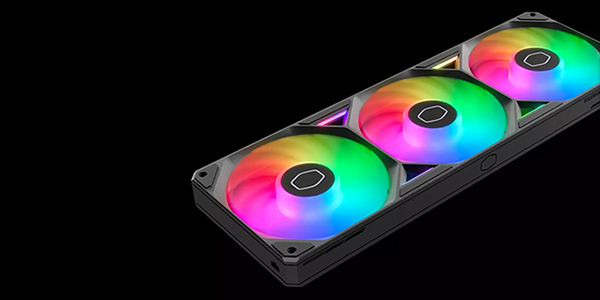 Pre-Installed Sickleflow Edge ARGB Fan.