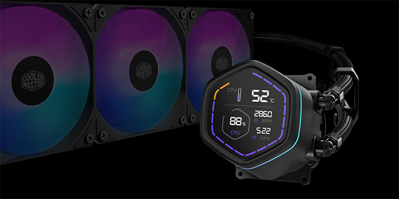 Close up image of digital pumo with stats on screen