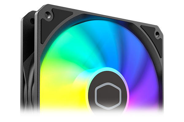 Upper area of MF120 Lite ARGB fan.