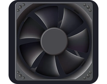Close up of fan