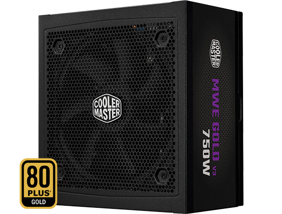 MWE Gold 750 V3 ATX 3.1 750 Watt Fully Modular 80+ Gold PSU / Power Supply