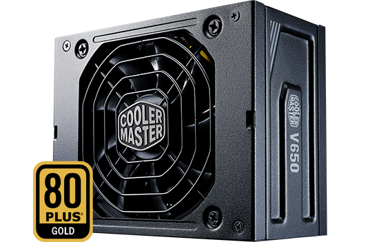 Cooler Master V650 SFX GOLD 650W 中古品 CoolerMaster V650 SFX Gold 650 Watt Fully Modular 80+ Gold PSU