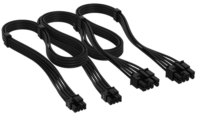 CORSAIR Elite Premium PCIe 6+2 Power Supply Cable