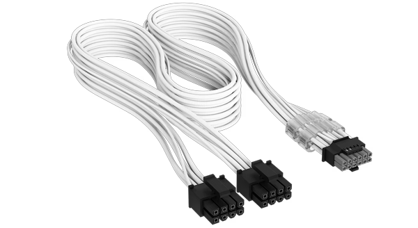 CORSAIR Elite Premium Individually Sleeved 2x 8-pin to PCIe 12V-2x6 600W Cable, Type 4