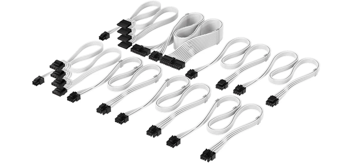 CORSAIR Elite Premium PSU Cable Pro Kit, 8x PSU Cables, Type-4