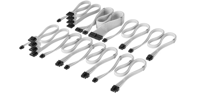 CORSAIR Elite Premium PSU Cable Pro Kit, 8x PSU Cables, Type-5