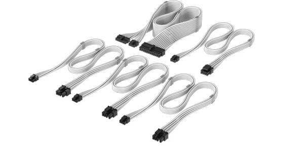 CORSAIR Elite Premium PSU Cable Starter Kit, 5x PSU Cables, Type-5