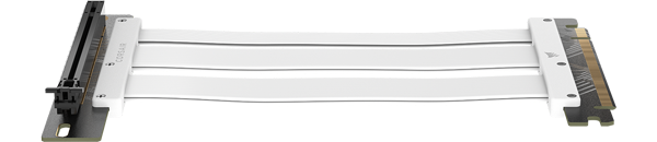 CORSAIR Premium PCIe 5.0 x16 Riser Cable, 175mm White