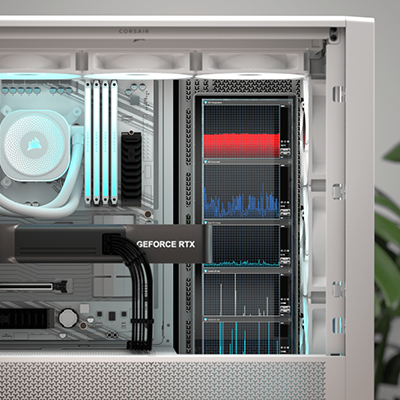Xeneon Edge mounted inside PC.