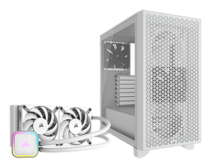 CORSAIR 3000D AIRFLOW TEMPERED GLASS MID-TOWER WHITE