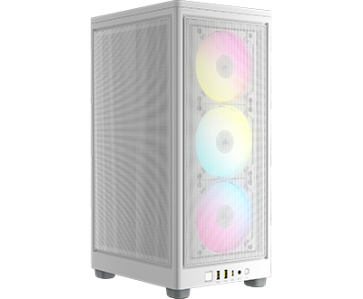CORSAIR 2000D Airflow 白 Mini-ITXケース 2000D AIRFLOW Mini-ITX PC Case - White