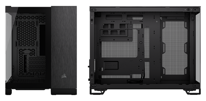 2500X Dual Chamber Micro ATX PC Case