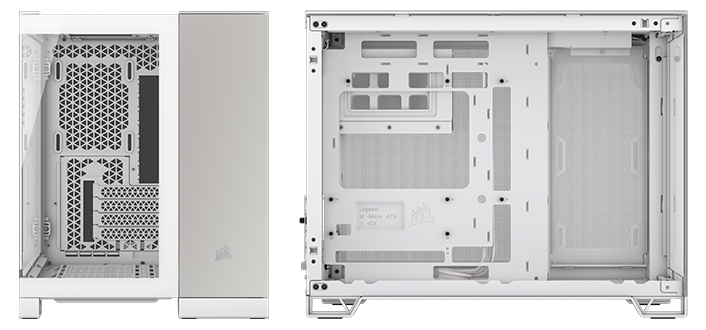 2500X Dual Chamber Micro ATX PC Case